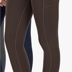NWOT Brown High-Waisted Leggings